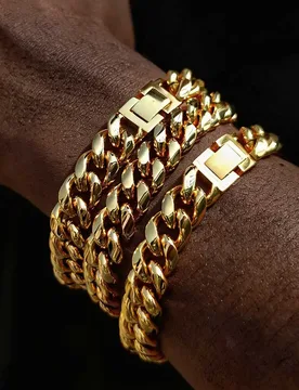 Wholesale 6/8/10/12/14MM Men Stainless Steel Cuban Chain Bracelet Miami PVD Hip Hop Bracelet Jewelry For Women Drop Shipping - Aliexpress - FashionsVida