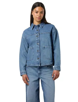 Chemise Surchemise Kettie Reg Vi557mb Medium Blue Denim XL