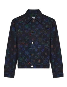 Giacca in denim con mappa termica