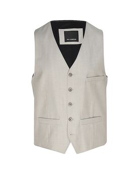 Robson Chaleco de traje beige 62