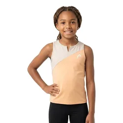 Spirit Sleeveless T-shirt Apricot / Light Blue 164 cm
