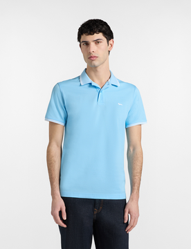 Harmont&blaine polo uomo celeste