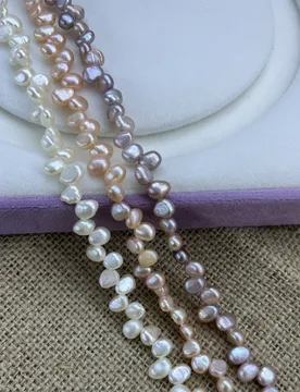 AA 6-7mm Wheat-shaped Natural Freshwater Pearls Semi-finished Loose Beads for Jewelry Making DIY Necklace Bracelet Accessories - Aliexpress - FashionsVida