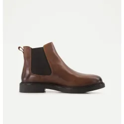 Botas chelsea de hombre en piel lisa