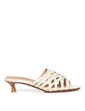 Carmens Mules Giuli Cage in pelle