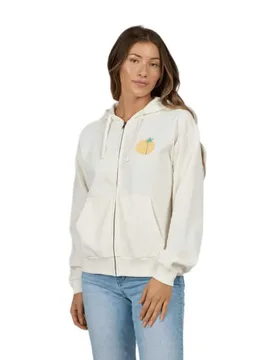 Sweat-shirt à Zip Simplicity Off White L - Salty Crew - FashionsVida