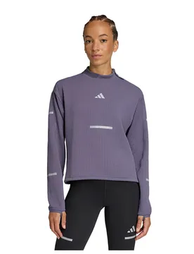 Felpa Adi365 Running Climawarm+ Crewneck Preloved Violet XS