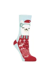 Soft Ladies Winter Christmas Socks - - Size: 4-6