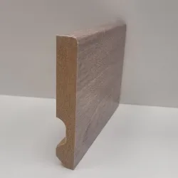 Rodapie MDF 2400x80x12 Canto Cuadrado REF. C072