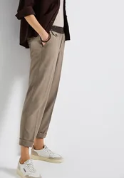 Chino mit Tapebund female Braun