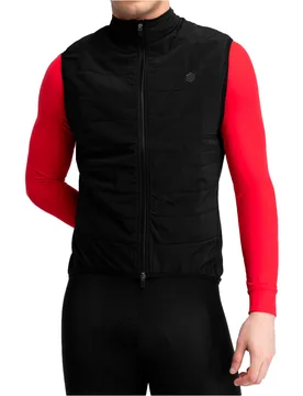 Srx ultra warm chaleco ciclismo cortavientos Negro (XL) - Siroko - FashionsVida