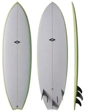 Planche De Surf Elements Fish 6´8´´ White 203.2 cm unisex - NSP - FashionsVida