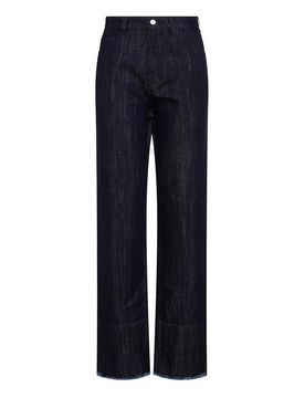Jeans conici in vita alta