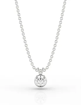 Rae 0.49ct Pendant in 18ct White Gold - Skydiamond - FashionsVida