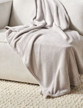 Coperta tinta unita - grigio chiaro