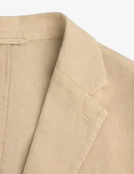 Americana de hombre de lino con bolsillos parche - Scalpers - FashionsVida