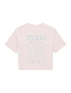 T-Shirt J6RI22 K8HM4 Rosa Regular Fit 8Y female - Guess - FashionsVida