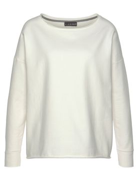 Elbsand Sudadera gris / blanco