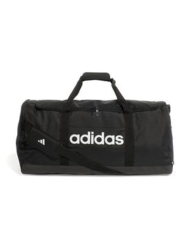 Borsone nero capiente con tracolla regolabile LINEAR DUFFEL L