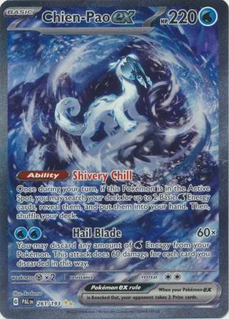 Pokemon SV Paldea Evolved 261/193 Chien-Pao ex (Alternative Art, Full Art) - Pokémon - FashionsVida