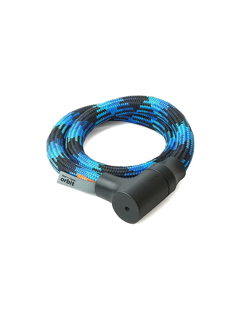 Candado de cable Orbit 100 azul morpho azul - tex-lock - FashionsVida