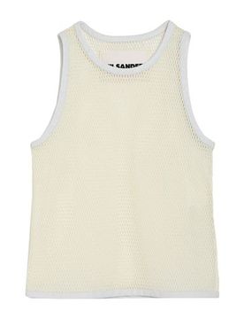 Tank Top Herren Cremeweiß M Herren