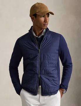 Chaqueta de Hombre de Cuello Alto Con Cremallera - Ralph Lauren - FashionsVida