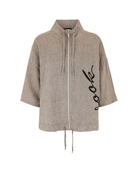 Giacca di lino cammello 38 - Doris Streich - FashionsVida