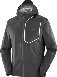 Veste de trail imperméable et coupe-vent - Bonatti Pro Jkt M Deep Black - Taille S - Noir