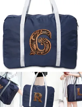 Travel Organizer Zipper Cosmetic Bag Outdoor Suitcase Bags To Carry with You Wood Art Letter Print Pattern Travel Luggage Bags - Aliexpress - FashionsVida