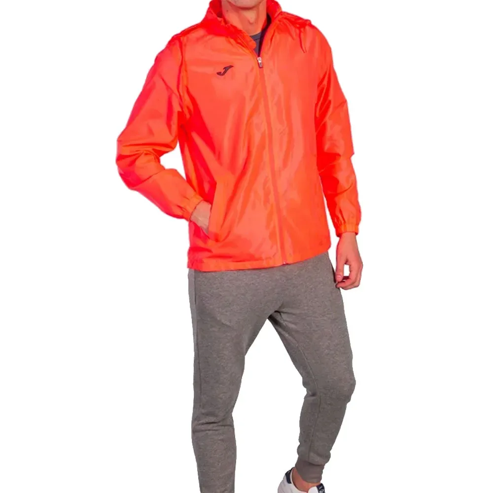 Rain Jacket Iris / Dark Orange Fluor 3XL Men - Joma - FashionsVida