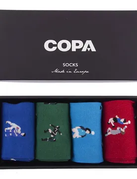 Copa-Casual-Socken-Box (4 Paar) - Multicolore - male - Size: 40/46