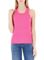 LIU JO Canotta a costine FUCSIA M
