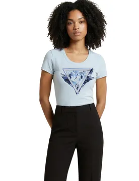 Guess Damen T-Shirt Azurblau 515274