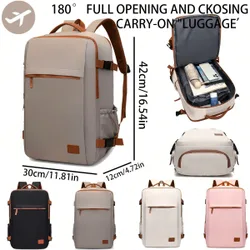 Mochila para mujer, mochila de viaje de gran capacidad para mujer, mochila para ir al trabajo y a clase, bolsa de computadora de moda