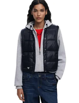 Desigual Damen Fleece Grau 515446