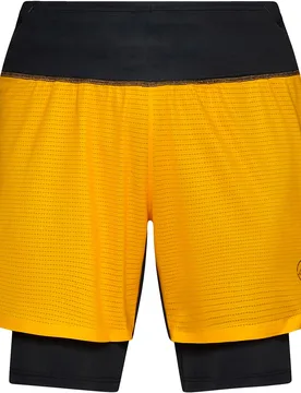 Short de trail running - Ultra Distance Shorts M Yellow/Black - Taille M - Jaune - La Sportiva - FashionsVida