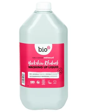 Bio D Concentrated Washing Up Liquid - Yorkshire Rhubarb - 5L - Bio-D - FashionsVida
