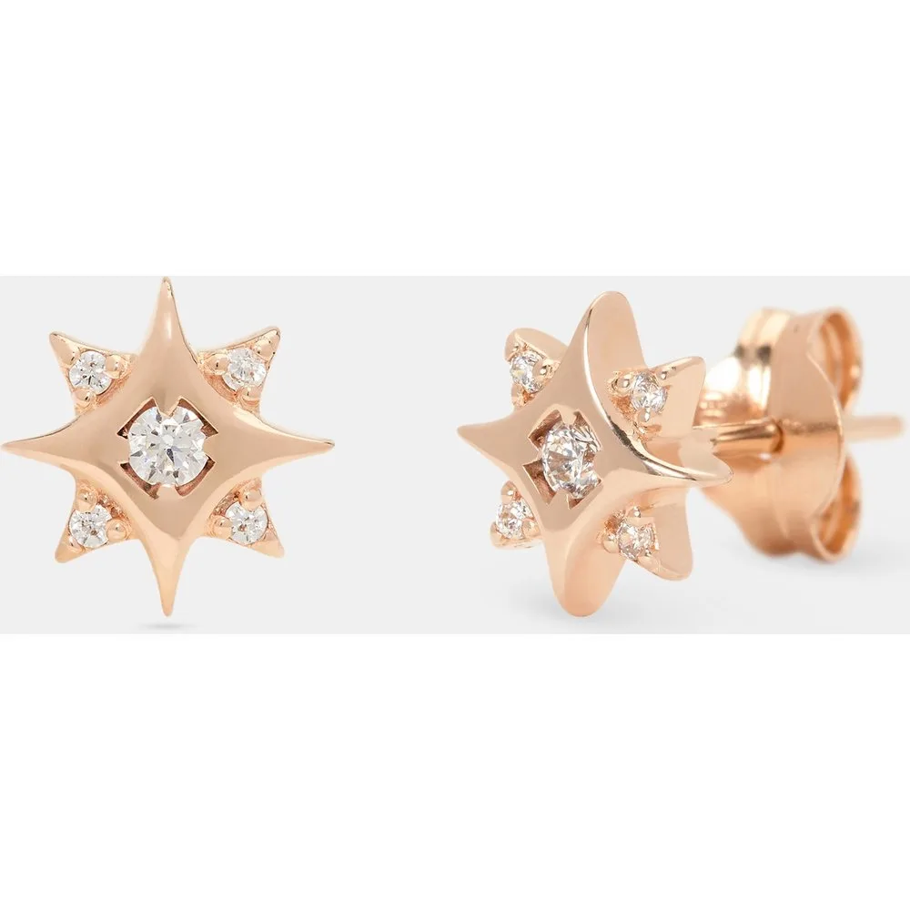 Pendientes de oro y diamantes - El Corte Inglés - FashionsVida