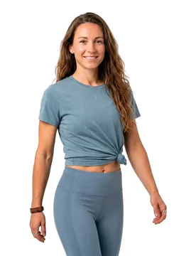 T-shirt à Manches Courtes Rival Cotton Wash Blue / Harbor Blue S - Under armour - FashionsVida