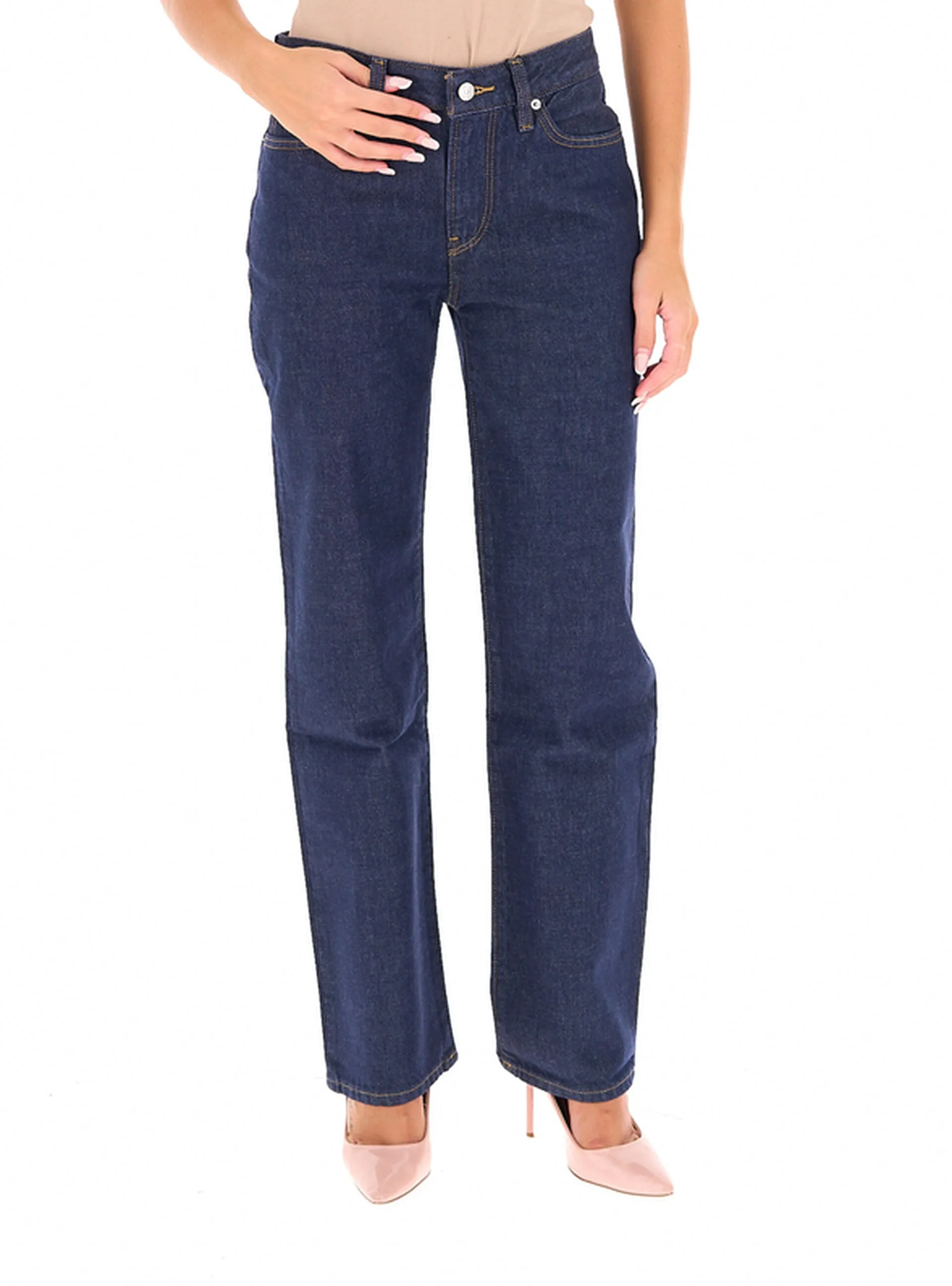 Jeans wide leg BLU SCURO 30 - Calvin Klein - FashionsVida