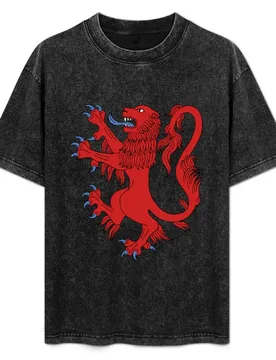 Lion Rampant Gules T-Shirt Comfortable Workout Short Sleeve Shirt - Aliexpress - FashionsVida