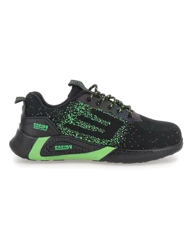Scarpe antinfortunistiche nero e verde 170 S3S SR 43 - BLU STAR - FashionsVida