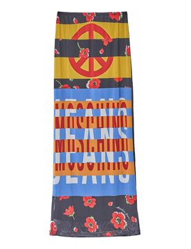 Moschino Jeans Gonna Tulle Stampa