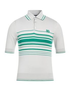 DOLCE&GABBANA Poloshirt Herren Hellgrau 44 Herren