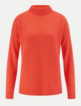 Pullover mit gestreiftem Look Orange XS - Riani - FashionsVida