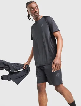 Mens Curve T-Shirt - Nero, nero nero Uomo taglia M - Reprimo - FashionsVida