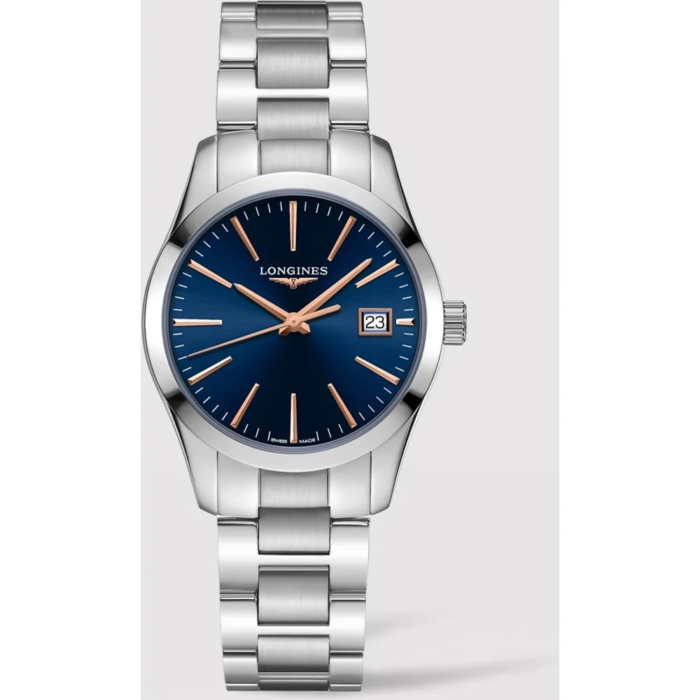 Reloj de mujer L238645926 Conquest de acero bicolor - Longines - FashionsVida