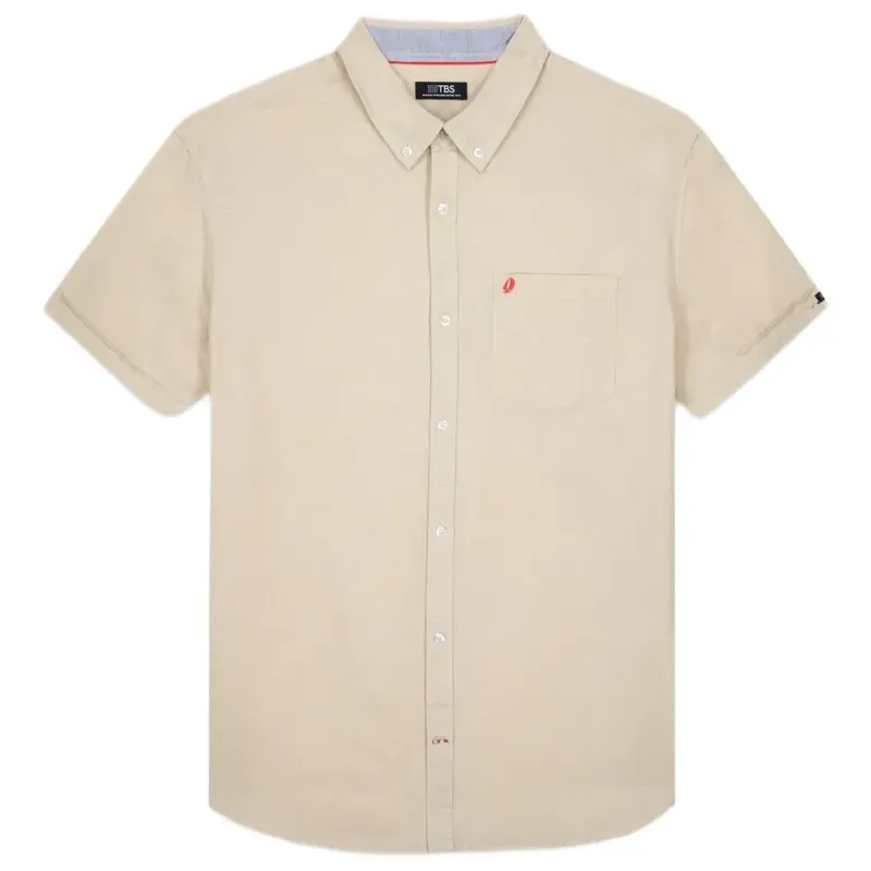 Camicia A Maniche Corte Lynercha Osier / Beige XL
