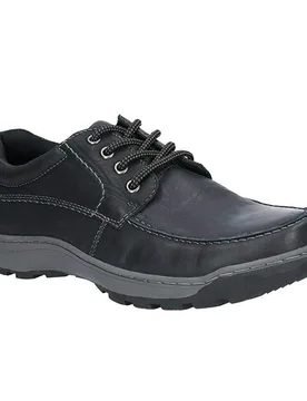 Mens Tucker Lace Up Shoes (Black) - Size Uk 8 - Hush puppies - FashionsVida